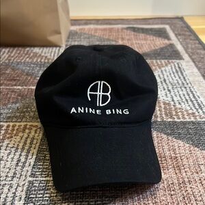Anine Bing Black Cap
